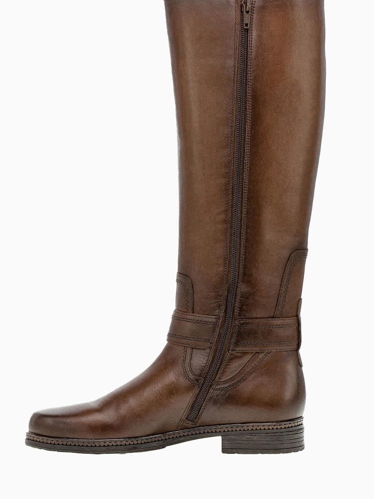 Gabor Nevada Brown Sattel M Vario Calf Fit Boots - Image 2 of 5 Gabor Nevada Brown Sattel M Vario Calf Fit Boots - Image 2 of 5
