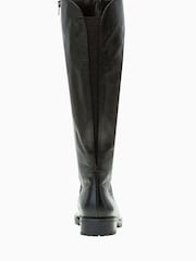 Gabor Propulsion XL Vario Calf Fit Black Leather Long Boots - Image 3 of 6