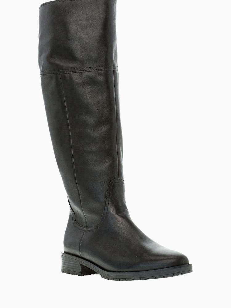Gabor Propulsion XL Vario Calf Fit Black Leather Long Boots - Image 6 of 6 Gabor Propulsion XL Vario Calf Fit Black Leather Long Boots - Image 6 of 6