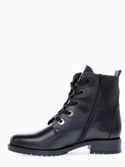 Gabor Prissie Black Leather Ankle Boots - Image 2 of 5