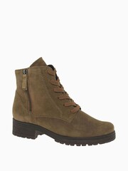Gabor Brown Zane Farro Suede Ankle Boots - Image 2 of 6
