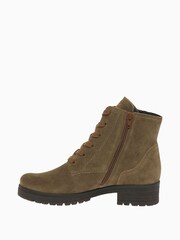 Gabor Brown Zane Farro Suede Ankle Boots - Image 3 of 6