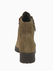 Gabor Brown Zane Farro Suede Ankle Boots - Image 5 of 6