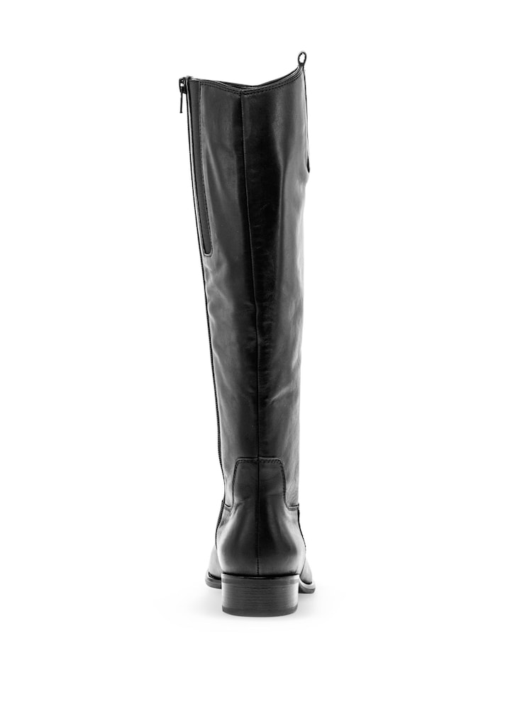 Gabor Medium Calf Fit Brook Leather Long Boots - Image 5 of 5