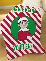 The Elf On The Shelf Believe In Your Elf Luxury Fleece Blanket - Image 1 of 2