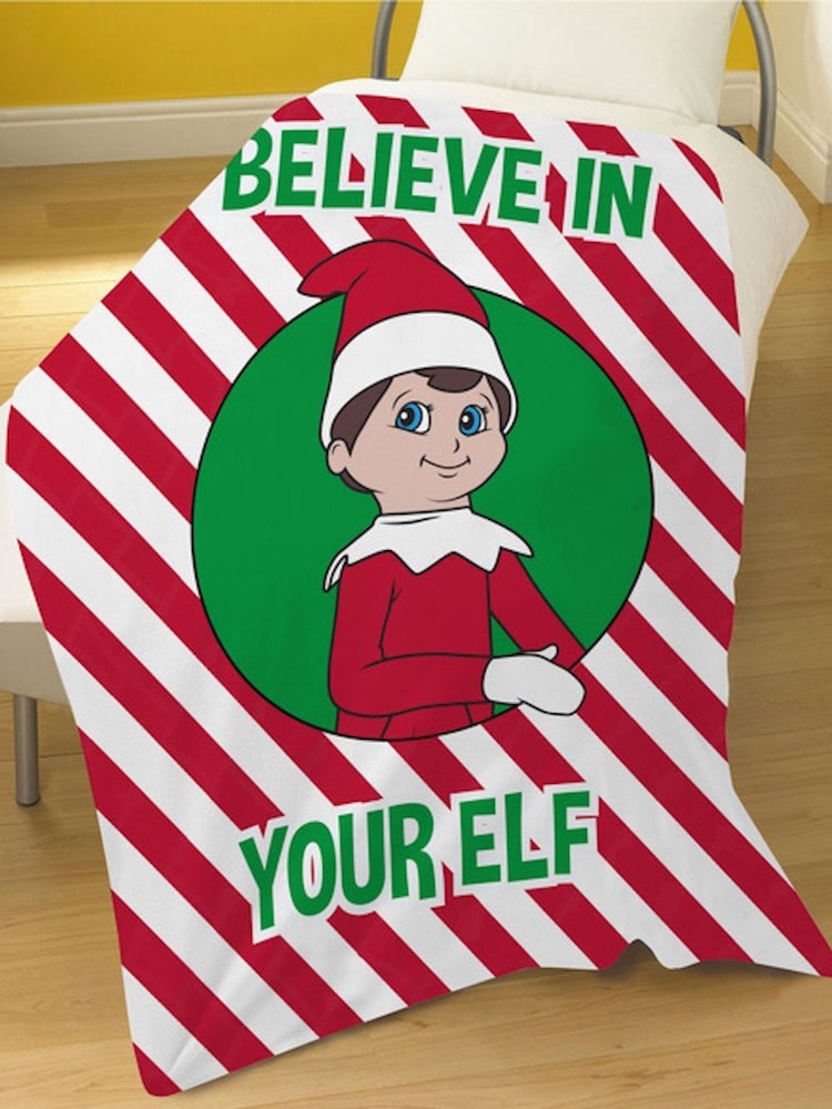 The Elf On The Shelf Believe In Your Elf Luxury Fleece Blanket - Image 1 of 2