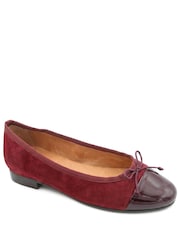 Jones Bootmaker Burgundy Olivie Leather Pumps - Image 1 of 5