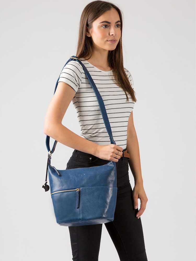 Conkca Kristin Leather Shoulder Bag - Image 5 of 7