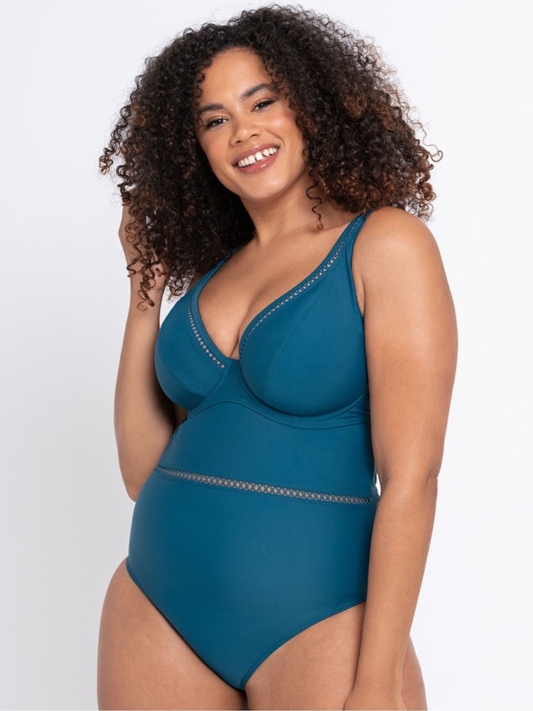 Curvy Kate First Class Plunge Swimsuit - Image 1 of 5