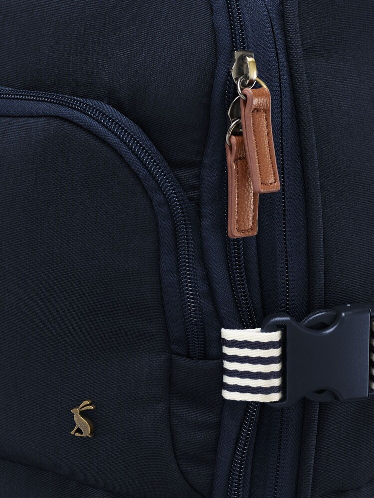 Joules Navy Large Suitcase - Image 3 of 8