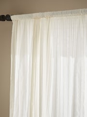 Pineapple Elephant Zofia Broderie Anglaise 100% Cotton Sheer Panel Voile - Imagem 2 de 5