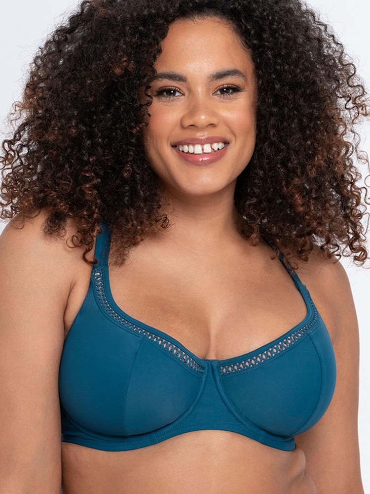 Синий - Бикини-топ-балконет Curvy Kate First Class - Изображение 1 из 4