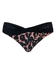 Curvy Kate Animal Print Wrapsody Classic Bikini Briefs - Image 3 of 3