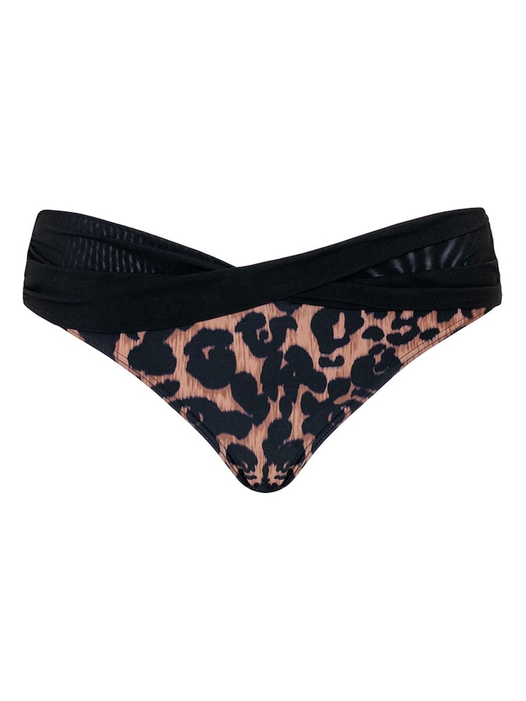 Curvy Kate Animal Print Wrapsody Classic Bikini Briefs - Image 3 of 3