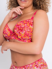 Curvy Kate Pink Hearts Lifestyle Plunge Bra - Image 3 of 4