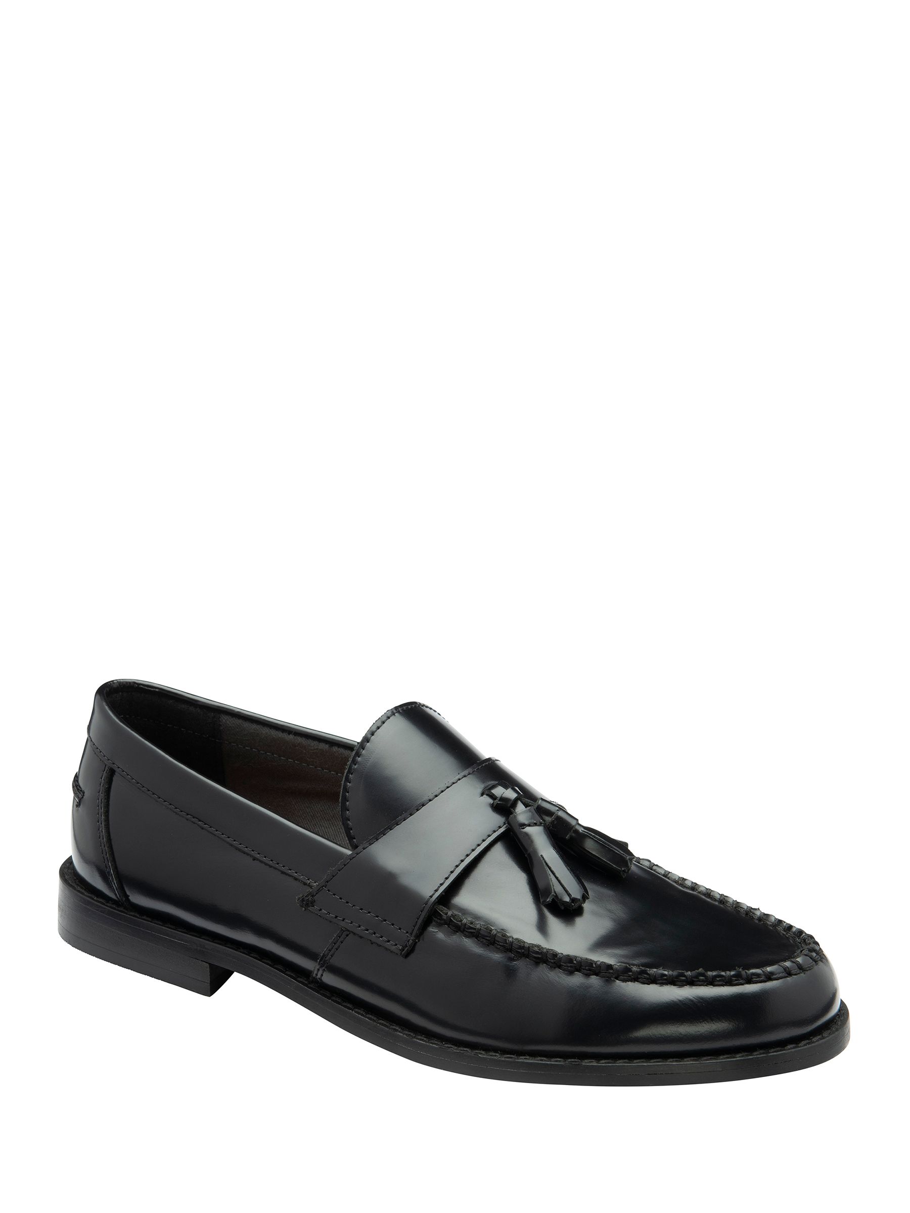 Frank Wright Men's Black Leather 'Bounty' Loafers In | : Size 11 - Image 1