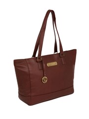 Pure Luxuries London Sophie Chestnut Leather Tote Bag - Image 3 of 5