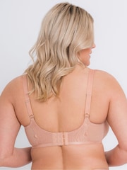 Curvy Kate Orange Lace Daze Balcony Floral Print Bra - Image 4 of 6