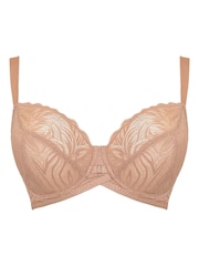 Curvy Kate Orange Lace Daze Balcony Floral Print Bra - Image 6 of 6