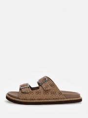 Guess Sapata Brown Sandals - Image 1 of 4