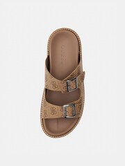 Guess Sapata Brown Sandals - Image 3 of 4