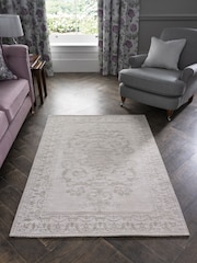 Laura Ashley Dove Grey Josette Rug - Image 1 of 4