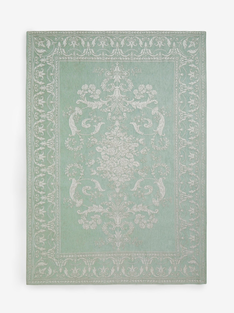 Laura Ashley Duck Egg Blue Josette Rug - Image 2 of 3