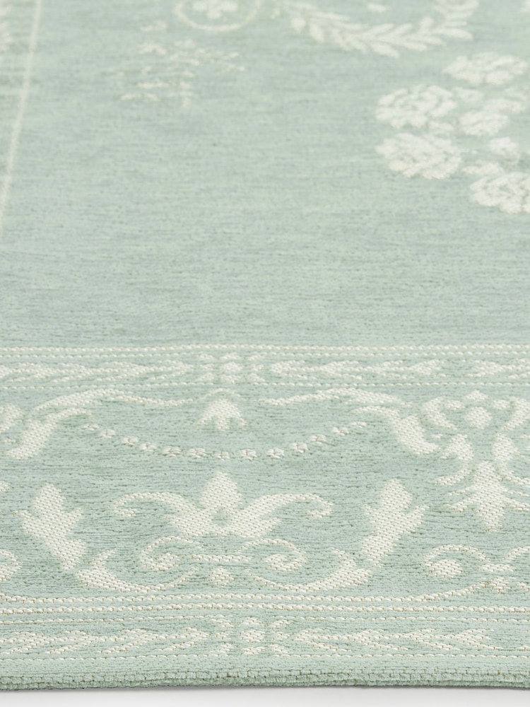 Laura Ashley Duck Egg Blue Josette Rug - Image 3 of 3