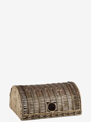 Brown Faux Wicker Bread Bin - Image 3 of 4