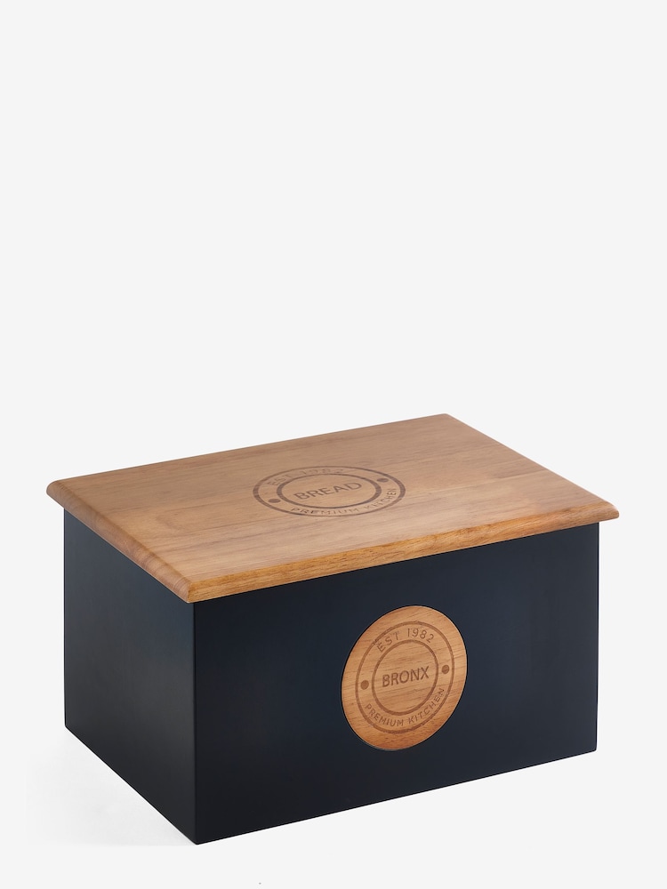 Black Bronx Bread Bin and Board - Image 3 of 3