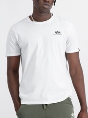 Alpha Industries Basic Small Logo Rep 100% Cotton T-Shirt - Image 1 of 4