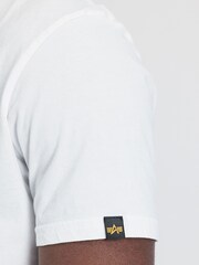 Alpha Industries Basic Small Logo Rep 100% Cotton T-Shirt - Image 4 of 4