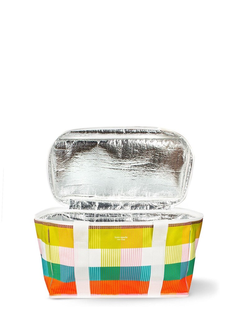 kate spade new york Rainbow Plaid Insulated Cooler Bag - Image 2 of 3