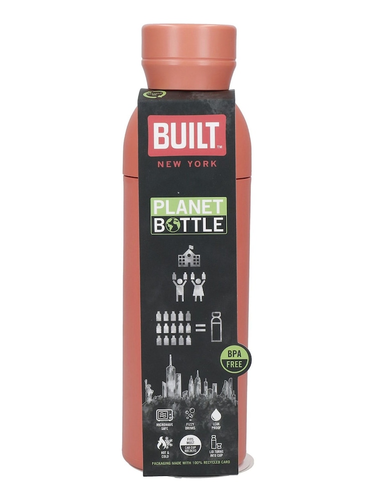 Built Orange 500ml Water Bottle - Image 4 of 4