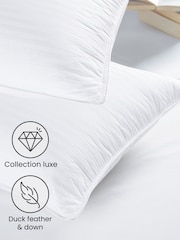 Collection Luxe Goose Down & Feather 100% Cotton Support Pillow - Image 2 of 3
