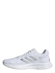 adidas White adidas Grey Duramo 10 Trainers - Image 3 of 9