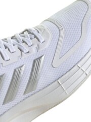 adidas White adidas Grey Duramo 10 Trainers - Image 8 of 9
