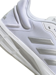 adidas White adidas Grey Duramo 10 Trainers - Image 9 of 9
