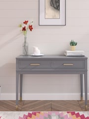 CosmoLiving Grey Westerleigh 2 Drawer Console Table - Image 2 of 4