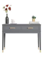 CosmoLiving Grey Westerleigh 2 Drawer Console Table - Image 3 of 4