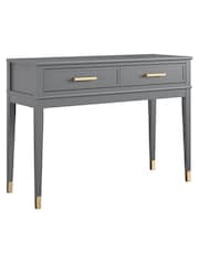 CosmoLiving Grey Westerleigh 2 Drawer Console Table - Image 4 of 4
