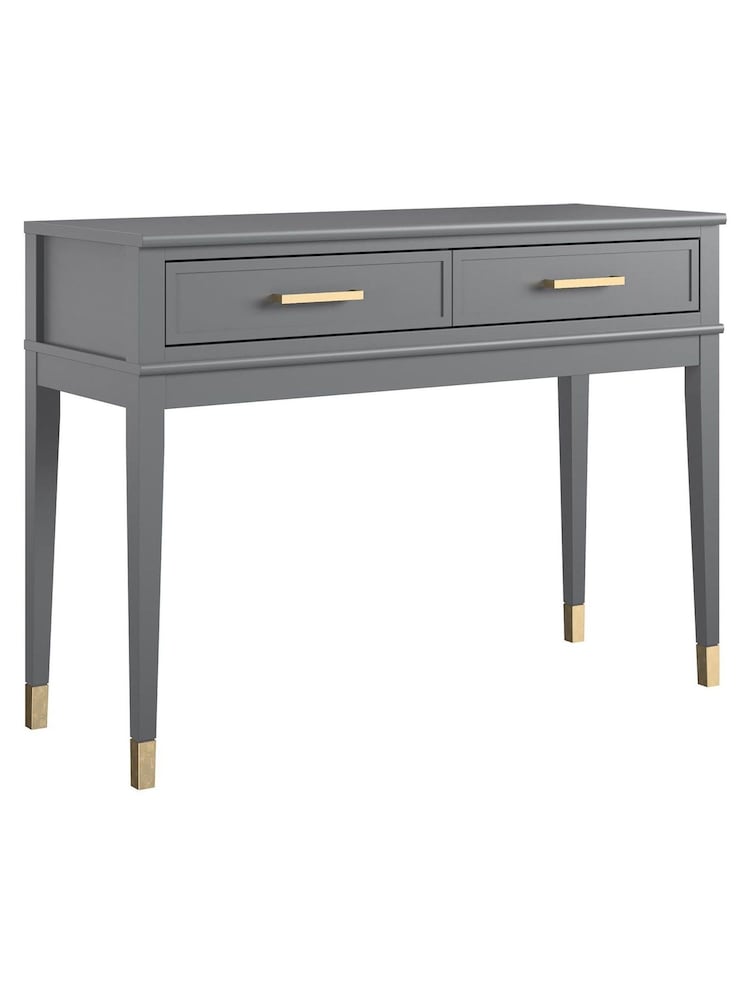 CosmoLiving Grey Westerleigh 2 Drawer Console Table - Image 4 of 4