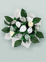 Babyblooms 100% Cotton Personalised Bunny Blanket Keepsake Christening Baby Hamper - Image 4 of 8
