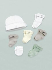 Babyblooms 100% Cotton Personalised Bunny Blanket Keepsake Christening Baby Hamper - Image 5 of 8