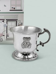 Babyblooms Traditional Pewter Cup Christening Baby Gift - Image 1 of 4