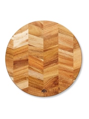 Barbary & Oak Brown Chevron Chopping Board - Image 1 of 4