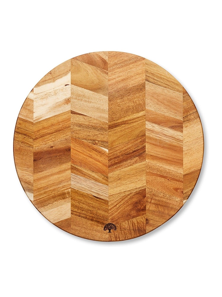 Barbary & Oak Brown Chevron Chopping Board - Image 1 of 4