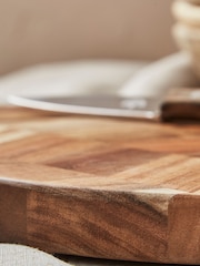Barbary & Oak Brown Chevron Chopping Board - Image 2 of 4