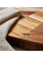 Barbary & Oak Brown Chevron Chopping Board - Image 2 of 4
