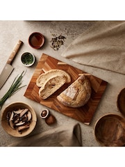 Barbary & Oak Brown Chevron Chopping Board - Image 4 of 4